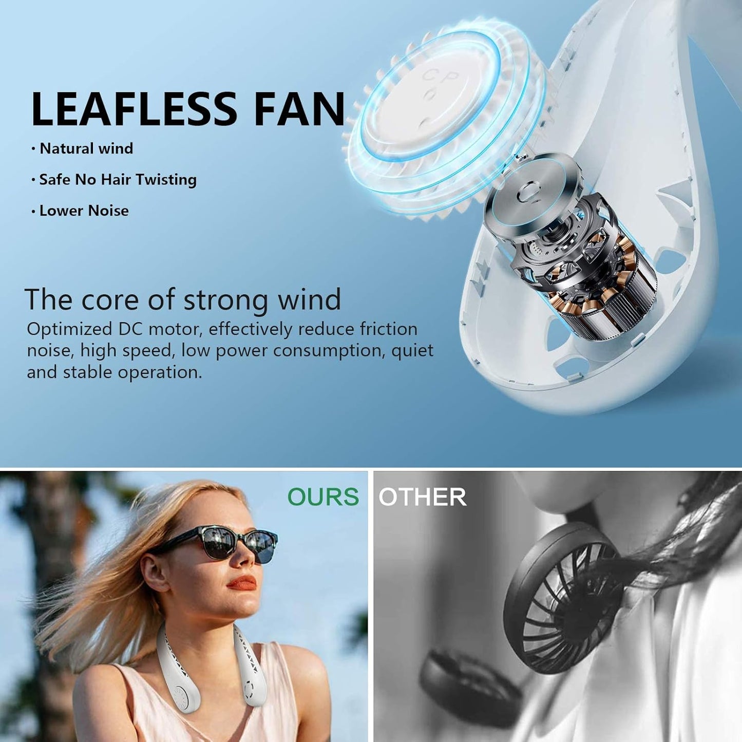 Portable Neck Fan