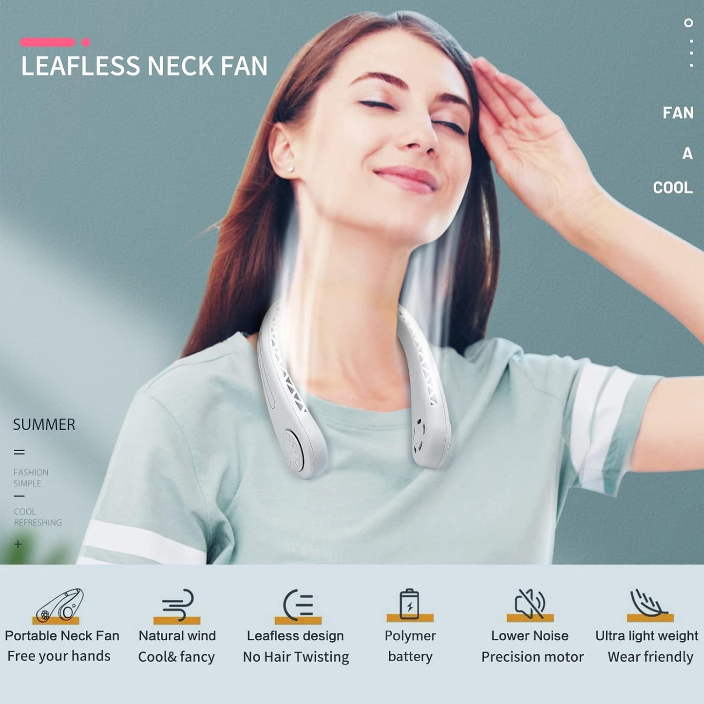 Portable Neck Fan