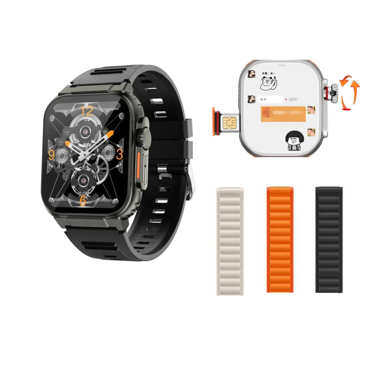 S9 Ultra 4G Dual Camera Watch Rich text editor
